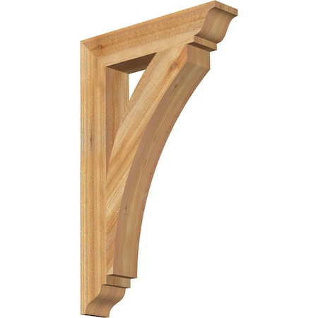 Thorton Traditional Rough Sawn Bracket, Western Red Cedar, 4W X 20D X 32H